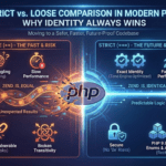 loose vs strict comparison